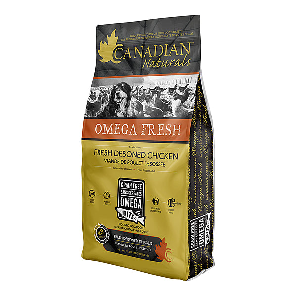 Canadian Naturals Omega Fresh Deboned Chicken Grain-Free Dry Dog Food 24 lb