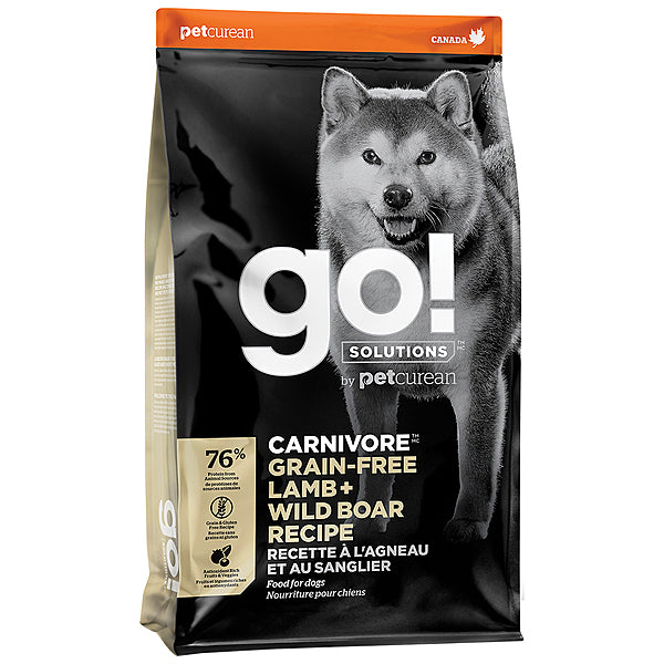 GO! Carnivore Grain-Free Lamb & Wild Boar Dry Dog Food 3.5 lb