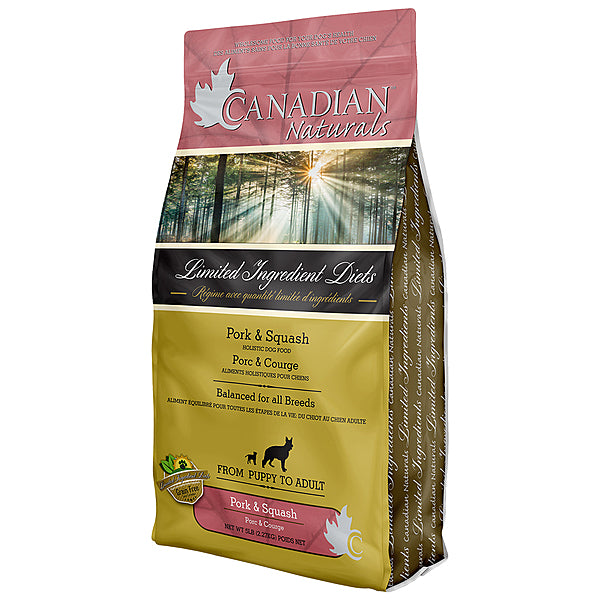 Canadian Naturals Grain-Free Fresh Pork & Butternut Squash Dry Dog Food 25 lb