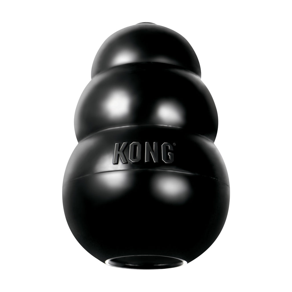 KONG Extreme Black natural rubber chew toy medium