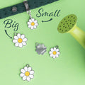 MyFamily Medium Charms Daisy ID Tag in white