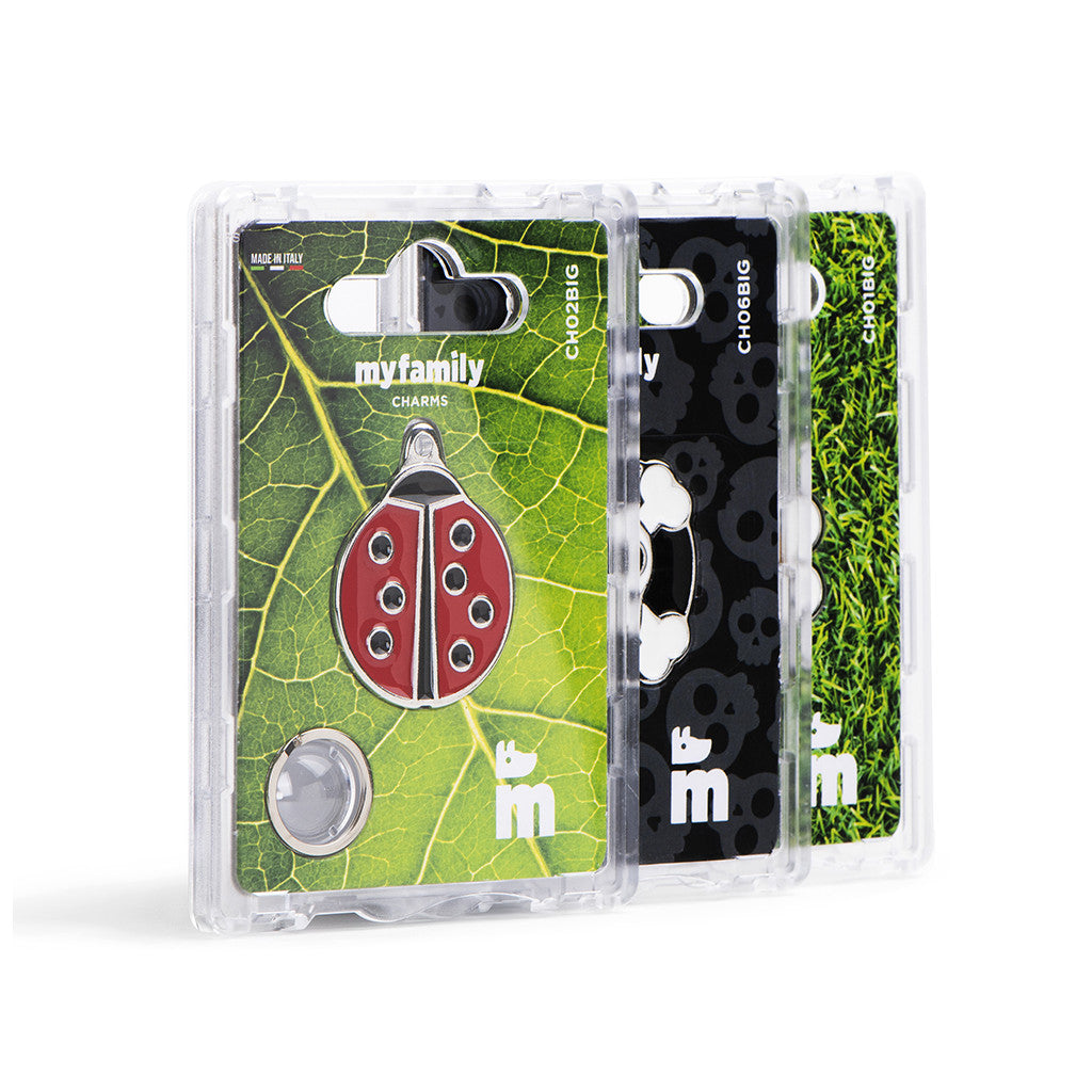 MyFamily Charms UFO multi-colour shaped ID tag for pets