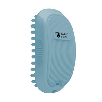 Baxter & Bella Fine Pin Massage Brush with rubber bristles for pets
