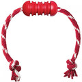 KONG Dental with Rope red medium rubber chew toy for dogs
