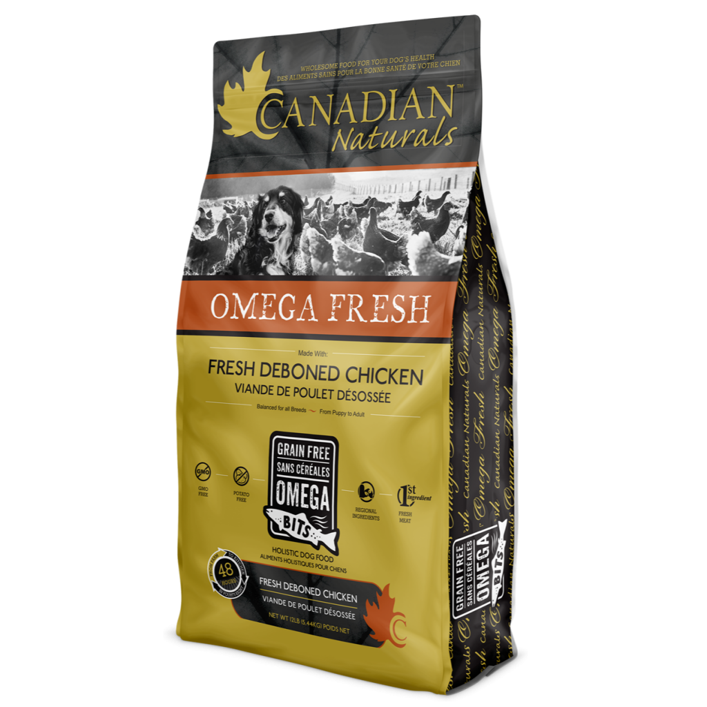 Canadian Naturals Omega Fresh Deboned Chicken grain-free dry dog food 24 lb bag