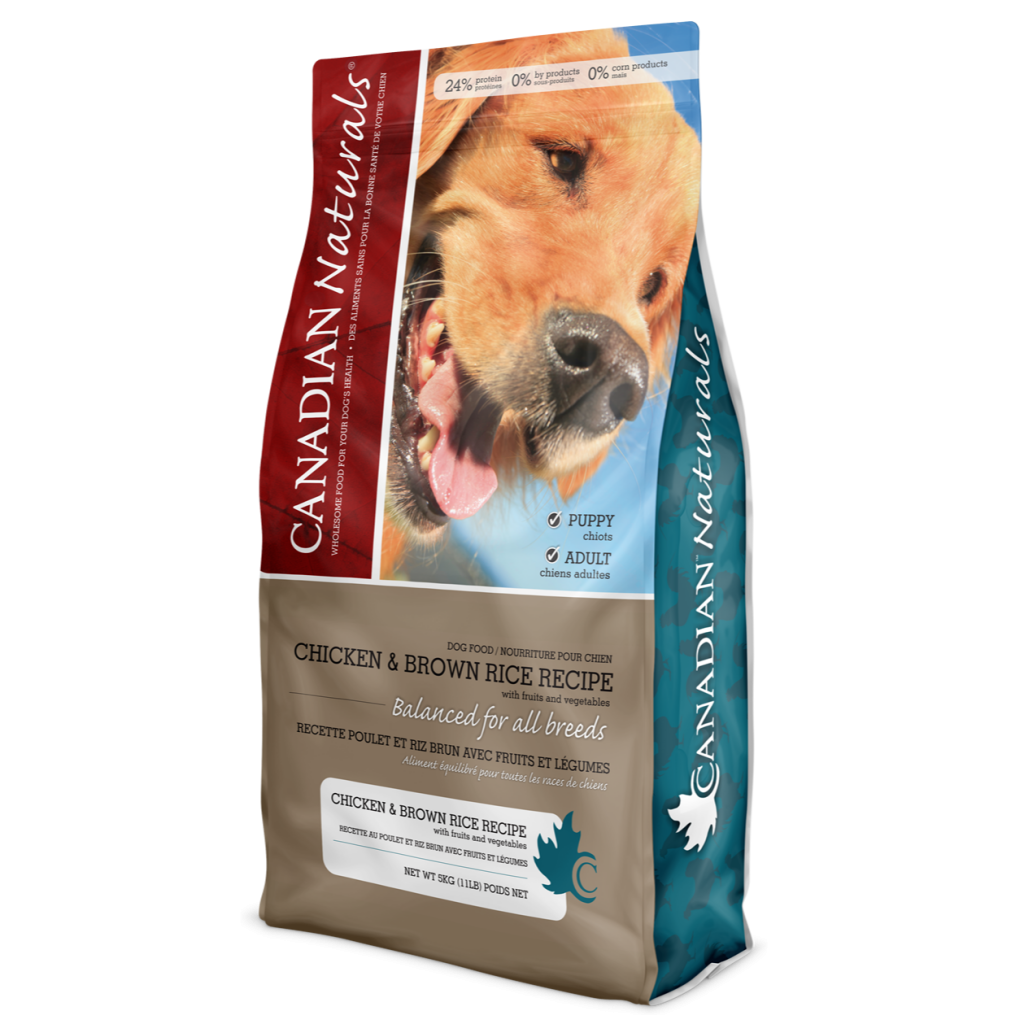 Canadian Naturals Chicken and Brown Rice dry dog food 30 lb bag