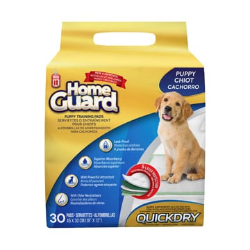Dogit Home Guard Quick Dry Training Pads puppy size 30-pack 45x30cm