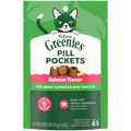 Greenies Feline Pill Pockets salmon flavour cat treats 1.6oz