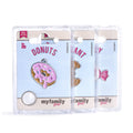 MyFamily Espresso Coffee Food collection white pet ID tag, hand-finished in Italy