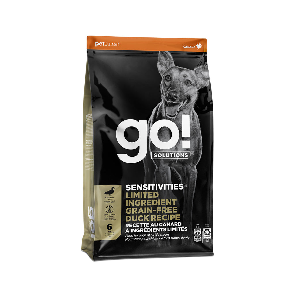 GO! Sensitivities Limited Ingredient Grain-Free Duck dry dog food 3.5 lb bag