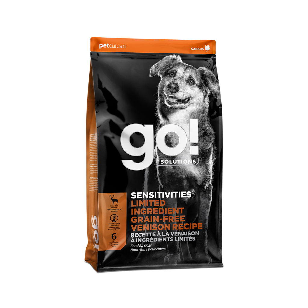 GO! Sensitivities Limited Ingredient Grain-Free Venison dry dog food 3.5 lb bag