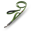 Smellydogz Double Handle Lead olive green 0.75 inch 6 foot dog leash