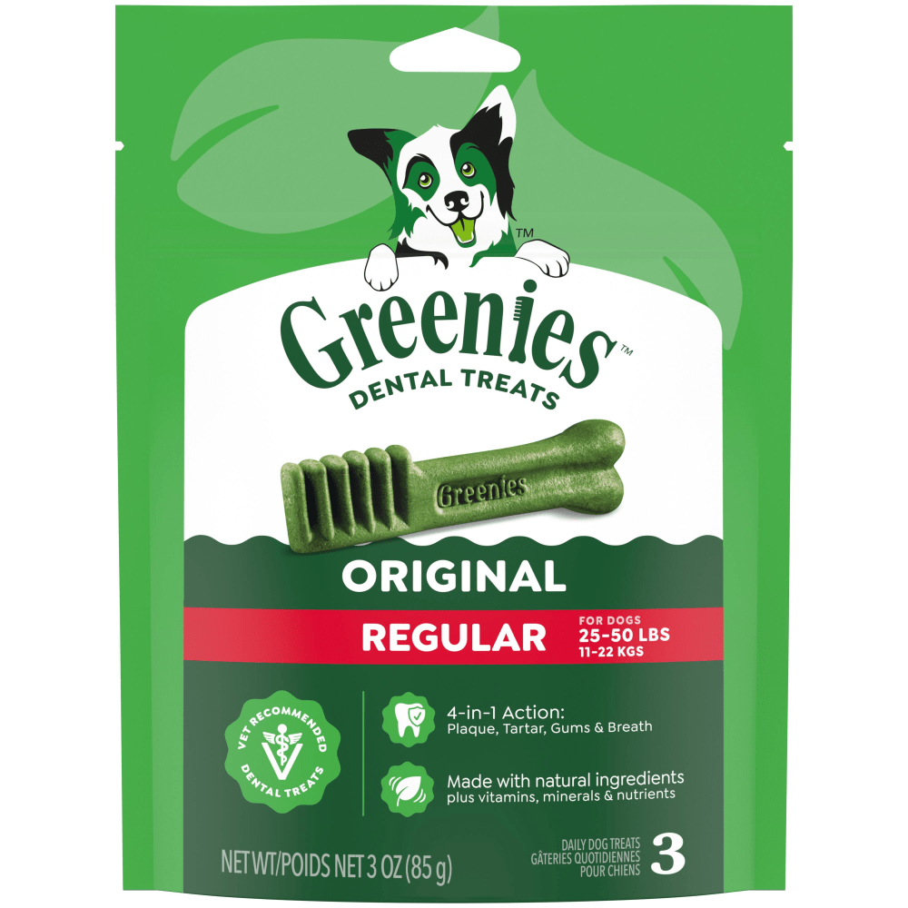 Greenies Original Dental Treat Teenie 43 count 12 oz bag
