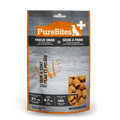 PureBites Plus freeze-dried skin and coat functional dog treats 85g bag
