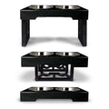 Petmate Barking Bistro adjustable raised dog feeder with stainless steel bowls