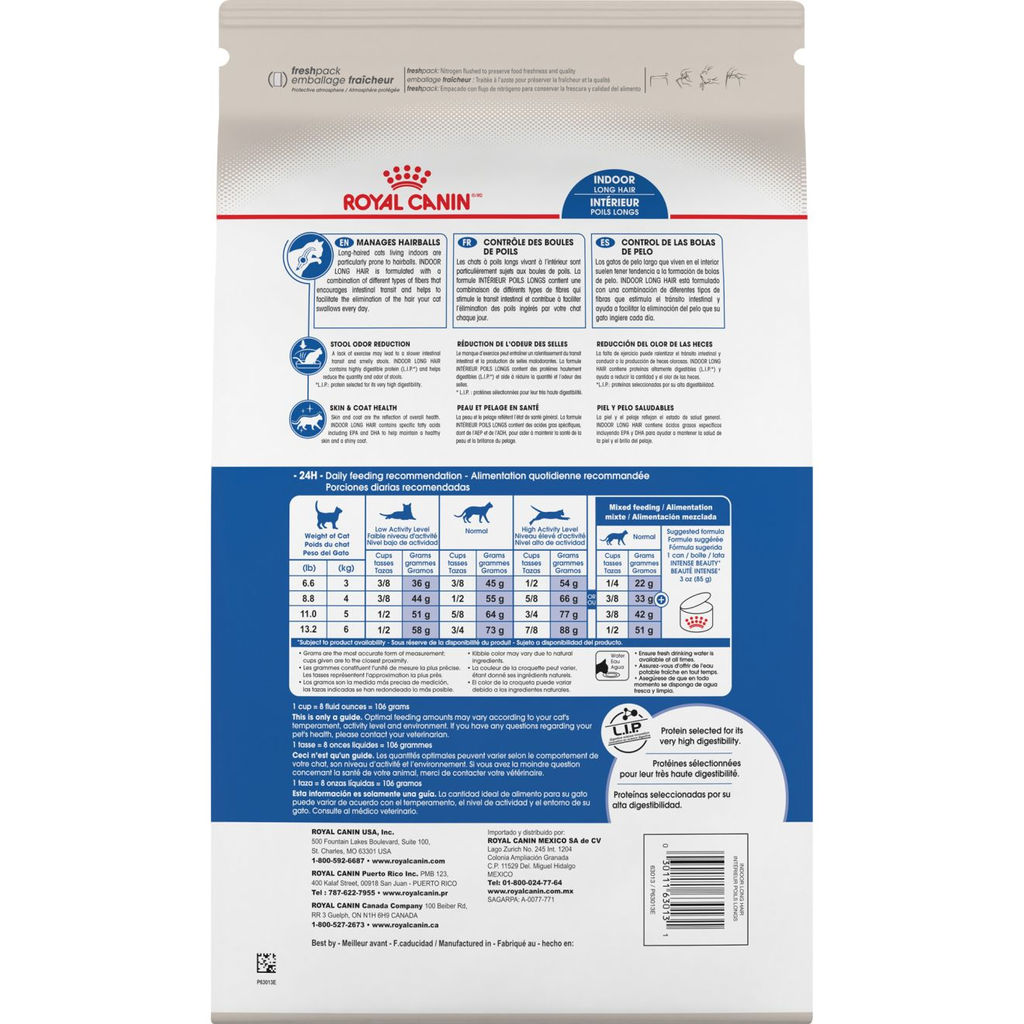 Royal Canin Feline Health Nutrition Indoor Long Hair adult dry cat food 6 lb bag