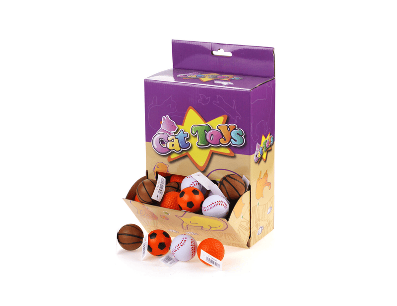 Wonpet sponge sports balls multipack, soft interactive toy balls