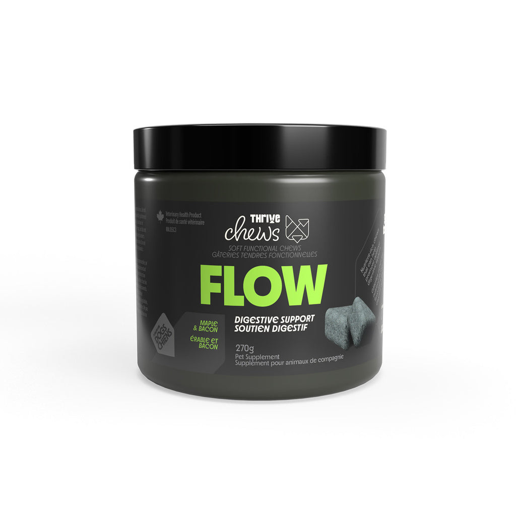 Thrive Flow Digestive Support soft chew dog supplement 270g
