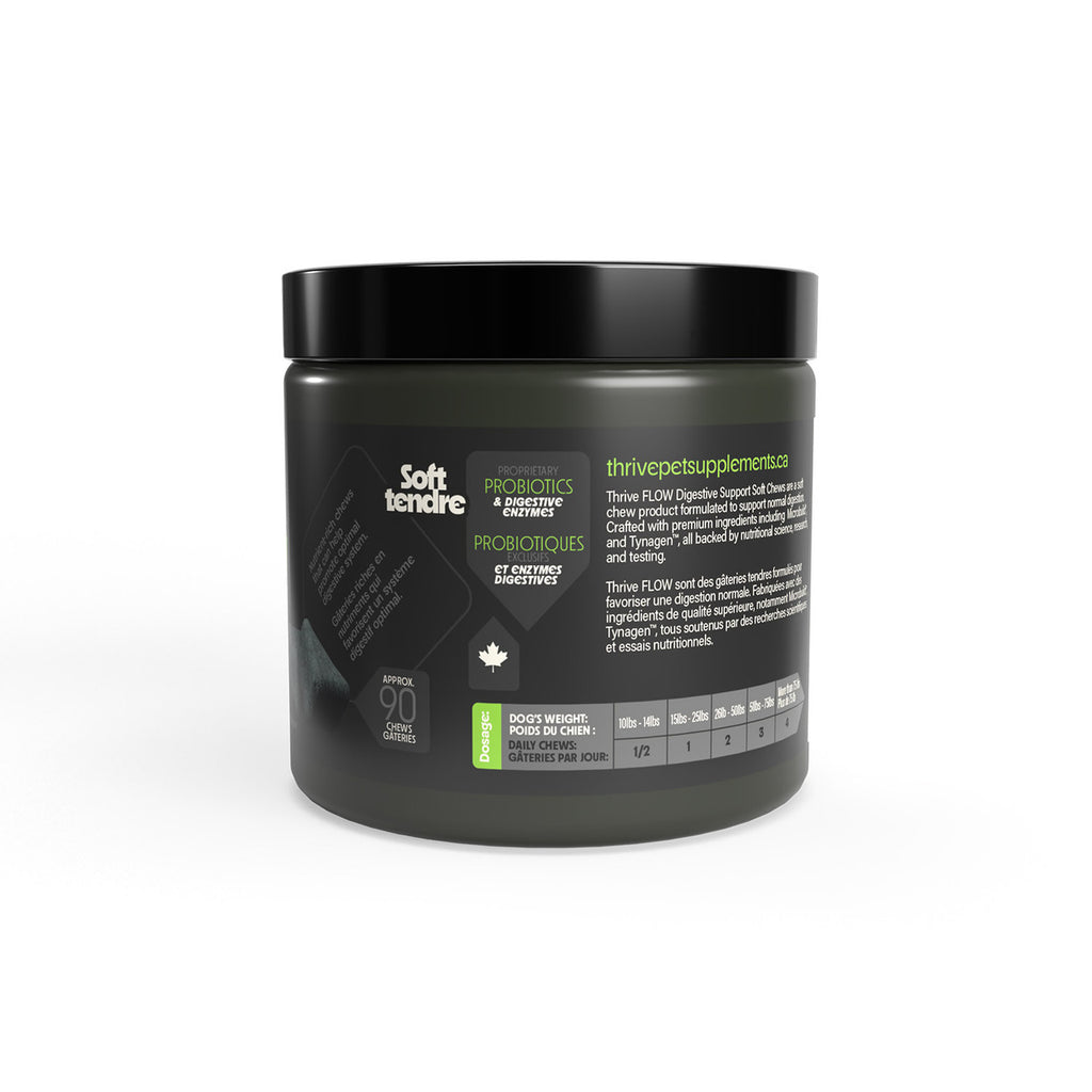 Thrive Flow Digestive Support soft chew dog supplement 270g