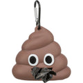 Trixie Poop Bag Dispenser brown PVC with carabiner hook